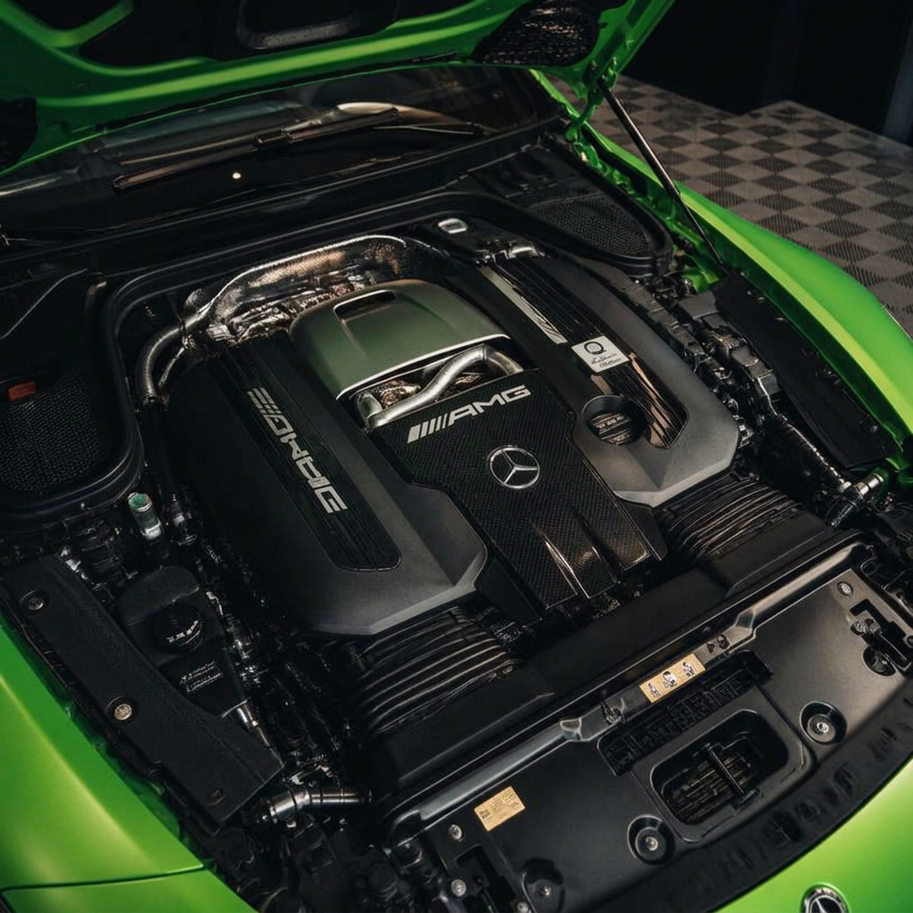 Mercedes-AMG engine bay